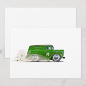  Saint Patrick vintage Cartoon Van Feiertagskarte (Vorne/Hinten)