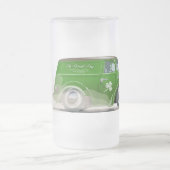  Saint Patrick vintage Cartoon Van Mattglas Bierglas (Mittel)