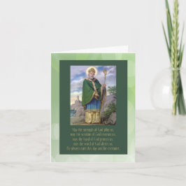Saint Patrick Vintage Karte