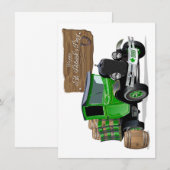 Saint Patrick Vintager Cartoon Weihnachtsfeuerwage (Vorne/Hinten)