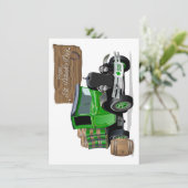 Saint Patrick Vintager Cartoon Weihnachtsfeuerwage (Stehend Vorderseite)