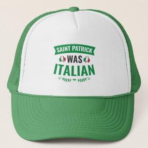 Saint Patrick war der italienische St Patricks Day Truckerkappe