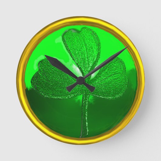 SAINT PATRICK'S CELTIC HEART,SHAMROCK RUNDE WANDUHR (Vorderseite)