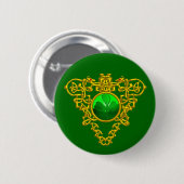 SAINT PATRICK'S CELTIC HERART BUTTON (Vorne & Hinten)