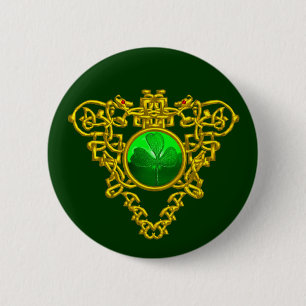 SAINT PATRICK'S CELTIC HERART BUTTON