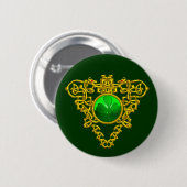 SAINT PATRICK'S CELTIC HERART BUTTON (Vorne & Hinten)