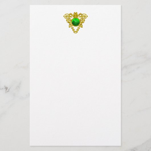 SAINT PATRICK'S CELTIC HERART, KLEEBLATT BRIEFPAPIER (Vorderseite)