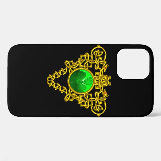 SAINT PATRICK'S CELTIC HERART, KLEEBLATT Case-Mate iPhone HÜLLE (Rückseite (Horizontal))
