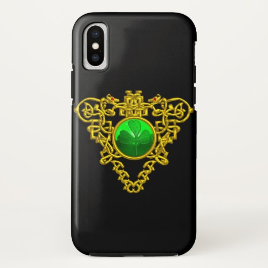 SAINT PATRICK'S CELTIC HERART, KLEEBLATT Case-Mate iPhone HÜLLE (Rückseite)