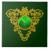 SAINT PATRICK'S CELTIC HERART, KLEEBLATT FLIESE (Vorderseite)