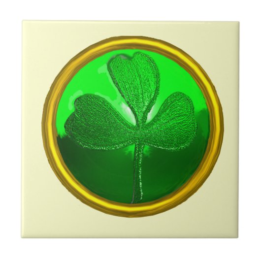 SAINT PATRICK'S CELTIC HERART, KLEEBLATT FLIESE (Vorderseite)