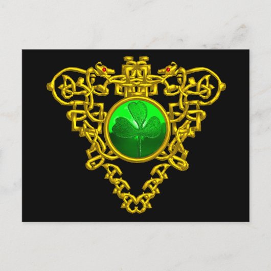 SAINT PATRICK'S CELTIC HERART POSTKARTE (Vorderseite)