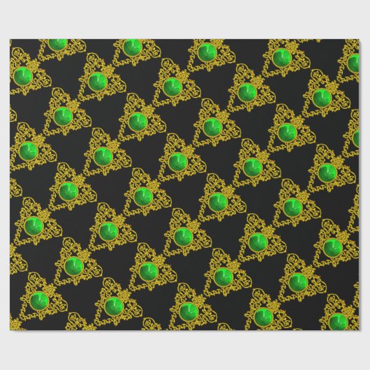 SAINT PATRICK'S CELTIC HERART Saint Patrick's Day Geschenkpapier (Flach)