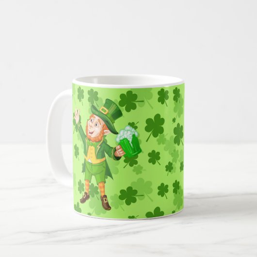 Saint Patricks Coffee Tasse (Vorderseite Links)