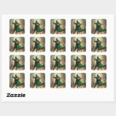 Saint Patrick's Dance Quadratischer Aufkleber (Blatt)