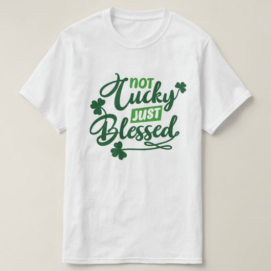 Saint Patrick's Day Blessed Christian Graphic Tee (Design vorne)