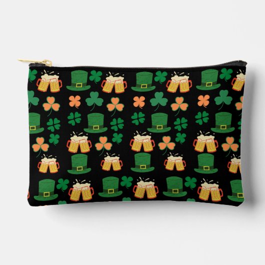 Saint patrick's day celtic, irish funny pattern zubehörtasche (Vorderseite)