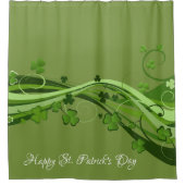 Saint Patrick's Day Duschvorhang Blumen (Vorderseite)