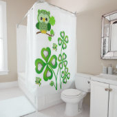 Saint Patrick's Day Duschvorhang Owl (Beispiel)