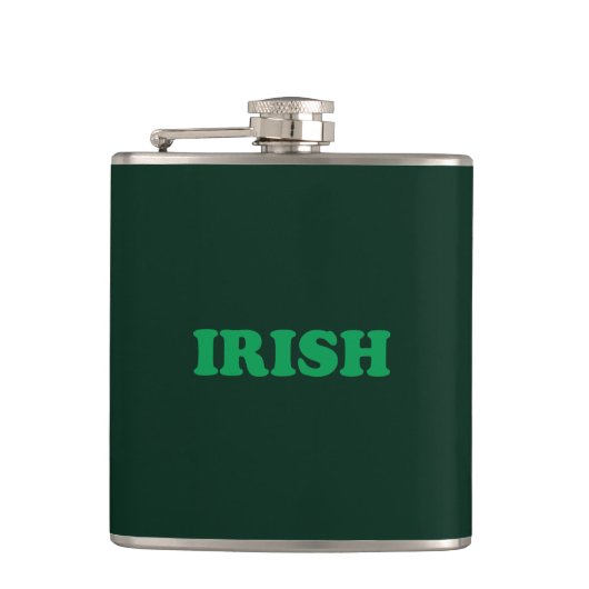 Saint Patrick's Day Flachmann (Vorderseite)