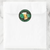 Saint Patrick's Day flüssiges Glück Runder Aufkleber (Tasche)