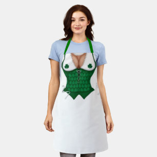 Saint Patrick's Day freche irische Bedienungs-Schü Schürze