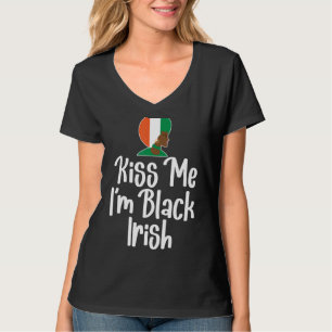 Saint Patrick's Day Funny Graphic Zitat Black Iris T-Shirt