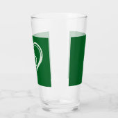 Saint Patrick's Day Funny Kleeblatt Herz Irish Glas (Links)