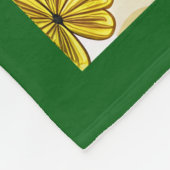 Saint Patrick's Day Goldtopf Regenbogen Shamrocks Fleecedecke (Ecke)