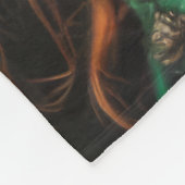 Saint Patrick's Day Goth Woman Fleecedecke (Ecke)