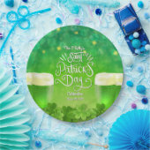 Saint Patrick's Day Green Beer Party Pappteller (Party)