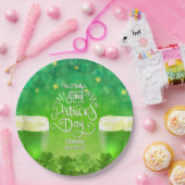 Saint Patrick's Day Green Beer Party Pappteller (Party)