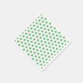 Saint Patrick's Day Green Irish Klee Kleeblatt Serviette (Ecke)