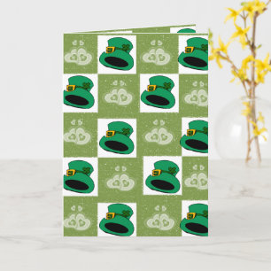 Saint Patrick's Day Grußkarte hat Herz Karte