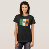 Saint Patrick's Day I Love Ireland Lucky Charm Pad T-Shirt (Vorne ganz)