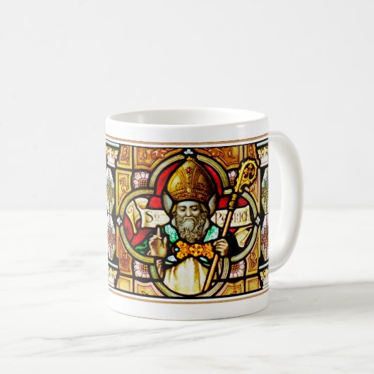 Saint Patrick's Day Irish Blessings Gift Kaffeetasse (VorderseiteRechts)