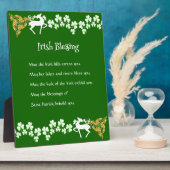 Saint Patrick's Day Irish Celtic Deer Kleeblatts Fotoplatte (Seite)