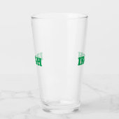 Saint Patrick's Day Irish Green Briefe Clear Beer Glas (Links)