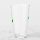 Saint Patrick's Day Irish Green Clover Symbol Beer Glas (Links)