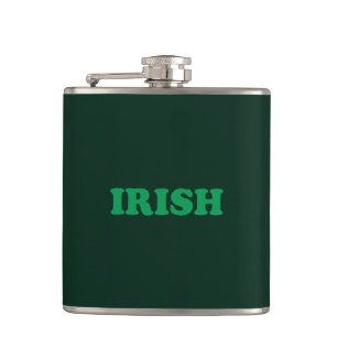 Saint Patrick's Day Irish Green Flachmann