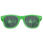Saint Patrick's Day Irish Liebe Clover Kleeblatt Partybrille (Vorderseite)