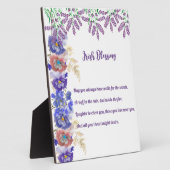 Saint Patrick's Day Irish Sessing Floral Collage Fotoplatte (Seite)