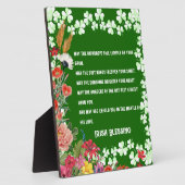 Saint Patrick's Day Irish Sessing Floral Kleeblatt Fotoplatte (Seite)