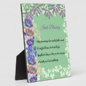 Saint Patrick's Day Irish Sessing Kleeblatt Clover Fotoplatte (Seite)