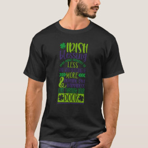 Saint Patrick's Day Irish Sessing Lucky Charm Pad T-Shirt