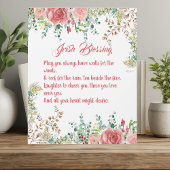 Saint Patrick's Day Irish Sessing Rose Collage Fotoplatte