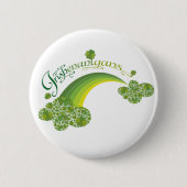 Saint Patrick's Day Irish Shenanigans Kleeblatt Button (Vorderseite)