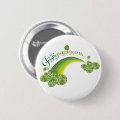 Saint Patrick's Day Irish Shenanigans Kleeblatt Button (Vorne & Hinten)