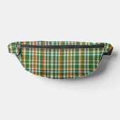 Saint Patrick's Day Irland Flaggenfarbener Gingham Bauchtasche (Ablage )
