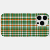 Saint Patrick's Day Irland Flaggenfarbener Gingham Case-Mate iPhone Hülle (Rückseite (Horizontal))